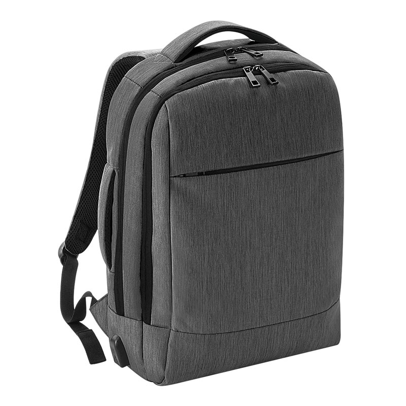 Q-Tech charge convertible backpack - Granite Marl One Size